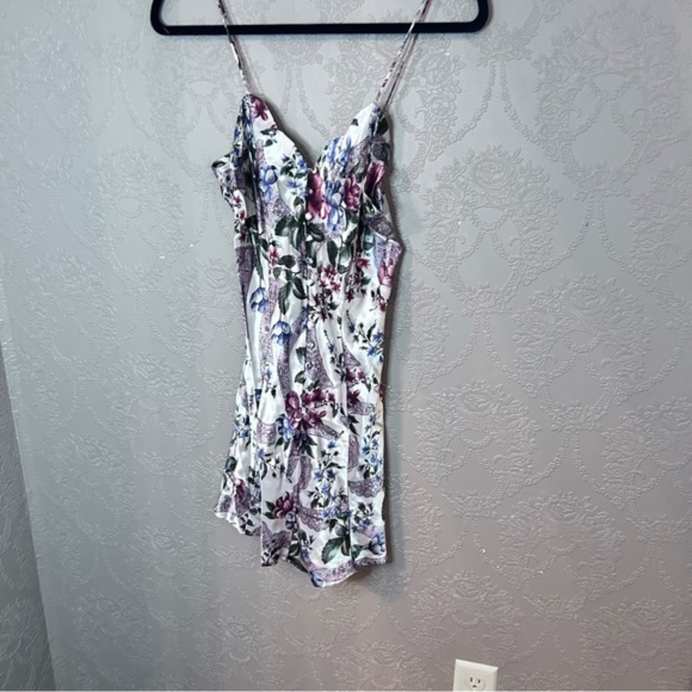 Floral Spaghetti Strap Dress Vintage Victorias Secret Gold Label S great conditi